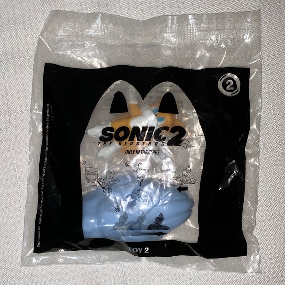 🆕 NIB McDonald Sonic The Hedgehog 2 Happy Meal Toy 2022 #2 Collectible Figurine - Picture 5 of 7